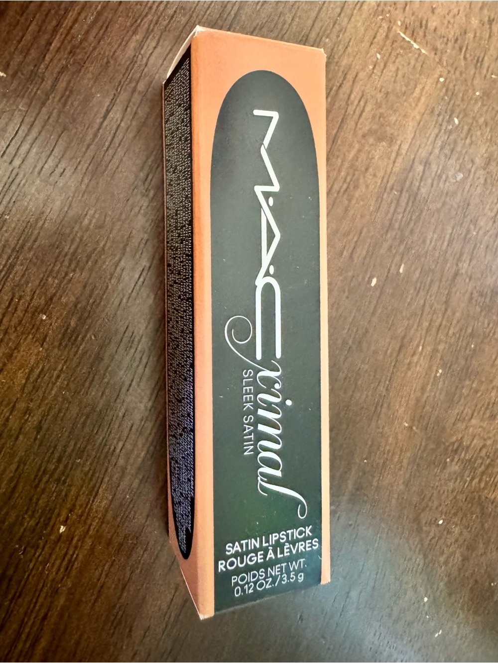MAC xcimal 804 Call It Cozy Sleek Satin Lipstick - Peachy Brown